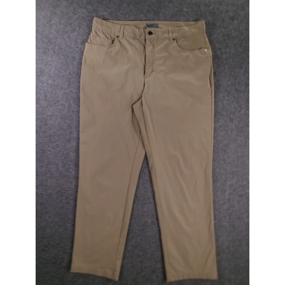 VRST Pants Men 34X30 Tan Limitless 5-Pocket Athletic Fit Stretch Commuter